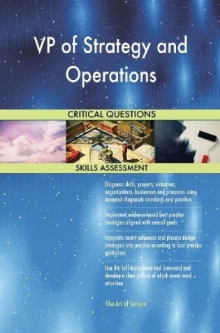Cover of VP of Strategy and Operations Critical Questions Skills Assessment