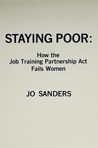 Cover of Staying Poor