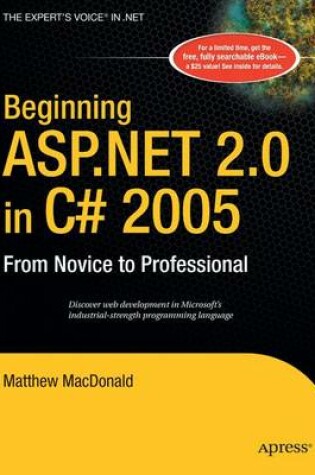 Cover of Beginning ASP.NET 2.0 in C# 2005