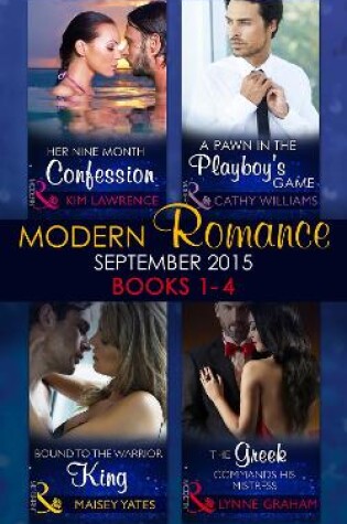 Cover of Modern Romance September 2015 Books 1-4