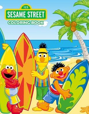 Book cover for Sesame Street Coloring Book