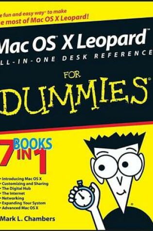 Cover of Mac OS X Leopard All-in-One Desk Reference For Dummies