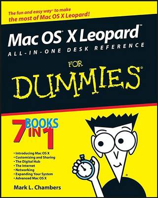 Book cover for Mac OS X Leopard All-in-One Desk Reference For Dummies