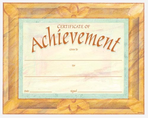 Book cover for Certificate of Achievement Fit-In-A-Frame Award