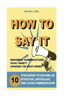 Book cover for How to Say It