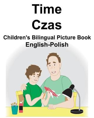 Book cover for English-Polish Time/Czas Children's Bilingual Picture Book