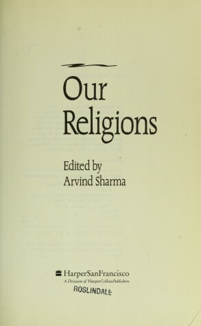 Cover of Our Religions