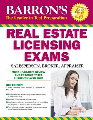 Cover of Barron's Real Estate Licensing Exams