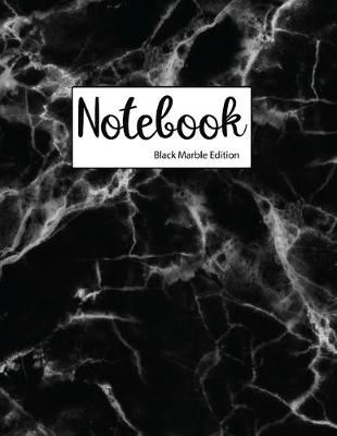 Book cover for Notebook Black Marble Edition