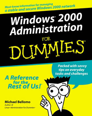 Book cover for Windows 2000 Administration For Dummies