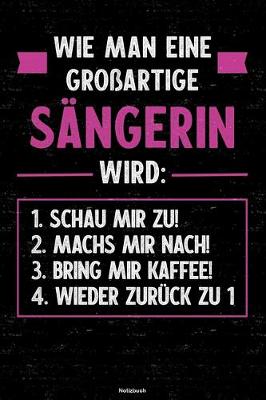 Book cover for Wie man eine grossartige Sangerin wird