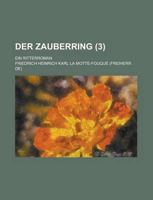 Book cover for Der Zauberring; Ein Ritterroman (3 )