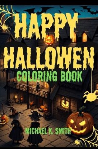 Cover of Happy Halloween coloring book