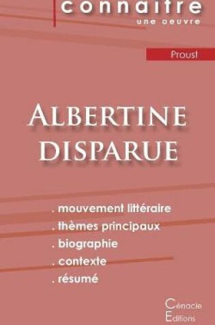 Cover of Fiche de lecture Albertine disparue de Marcel Proust (analyse litteraire de reference et resume complet)