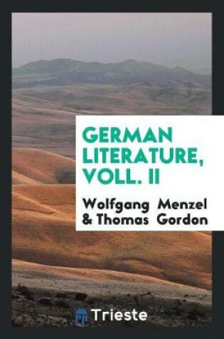 Cover of German Literature, Voll. II