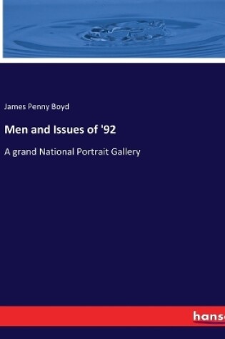 Cover of Men and Issues of '92