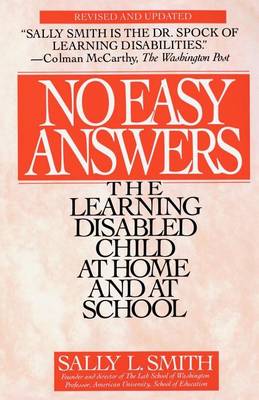 Book cover for No Easy Answer: The Learning Disabled Child at Home and at School