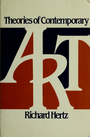 Cover of Theories of Contemporary Art