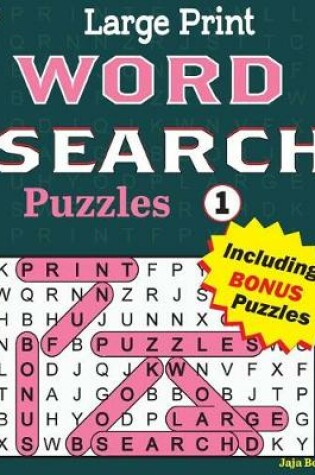 Cover of Large Print WORD SEARCH Puzzles