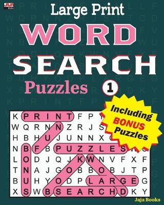 Book cover for Large Print WORD SEARCH Puzzles