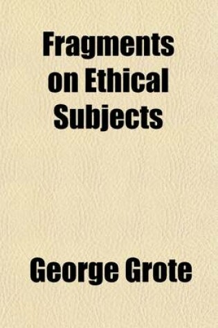 Cover of Fragments on Ethical Subjects