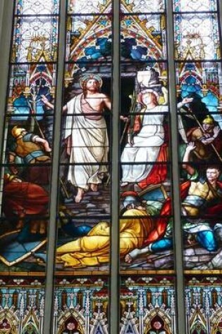 Cover of Stained Glass of Jesus Christ Risen