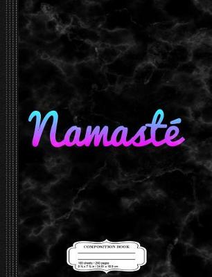 Book cover for Namaste Composition Notebook