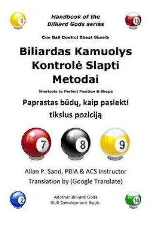 Cover of Biliardas Kamuolys Kontrole Slapti Metodai