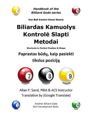 Book cover for Biliardas Kamuolys Kontrole Slapti Metodai