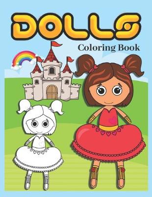 Book cover for Dolls Coloring Book