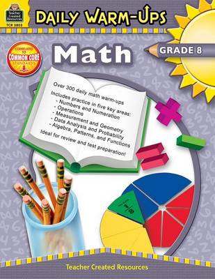 Book cover for Daily Warm-Ups: Math Grade 8