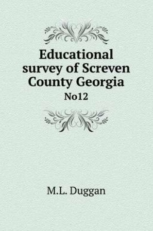 Cover of Educational survey of Screven County Georgia No12