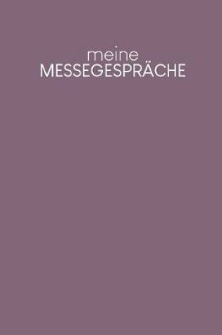 Cover of Messegespräche