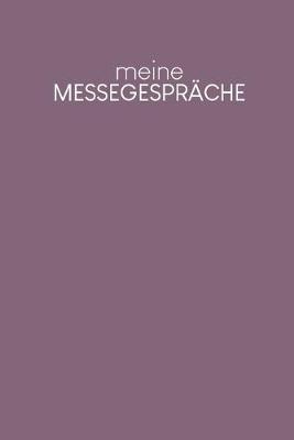 Book cover for Messegespräche