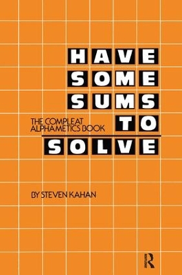 Cover of Have Some Sums to Solve