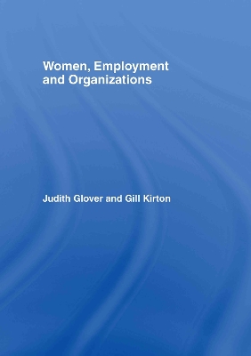 Book cover for Women, Employment and Organizations