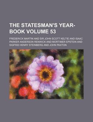 Book cover for The Statesman's Year-Book Volume 53