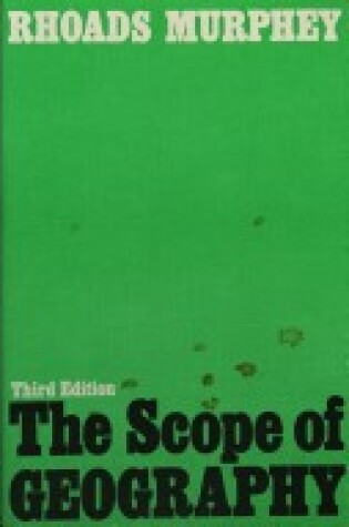 Cover of Scope of Geography