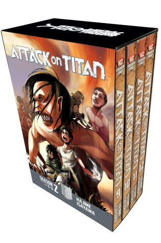 Cover of Attack On Titan Season 2 Manga Box Set
