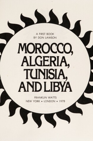 Cover of Morocco, Algeria, Tunisia and Libya