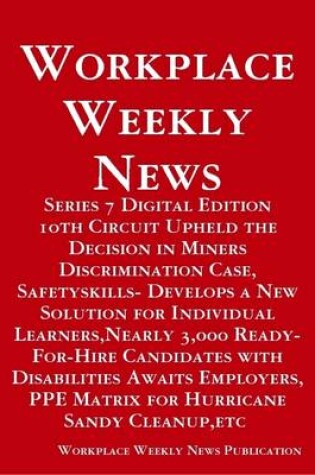 Cover of Workplace Weekly News: Series 7 Digital Edition