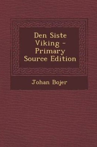 Cover of Den Siste Viking