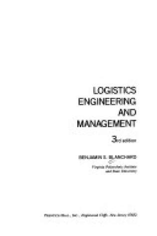 Cover of Logistics Engineering and Management