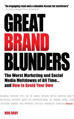 Book cover for Great Brand Blunders