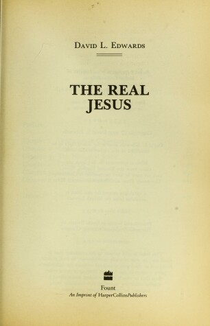 Book cover for The Real Jesus