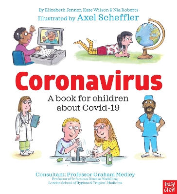 Book cover for Coronavirus and Covid: A book for children about the pandemic