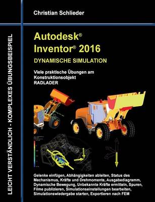 Book cover for Autodesk Inventor 2016 - Dynamische Simulation