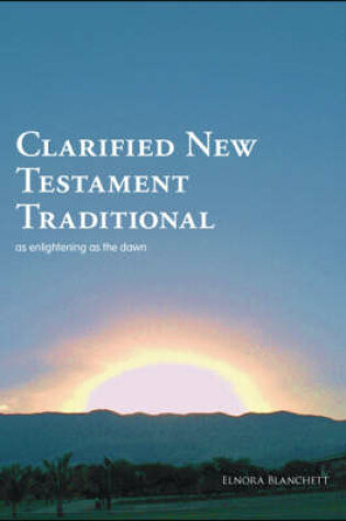 Cover of Clarified New Testament, Traditional