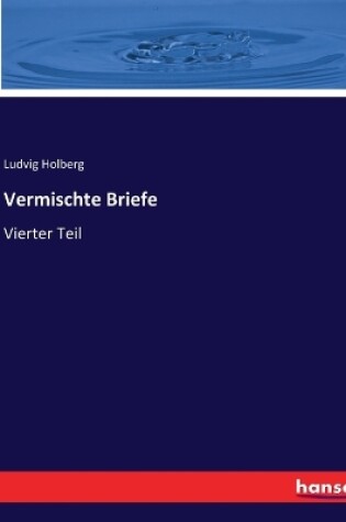 Cover of Vermischte Briefe