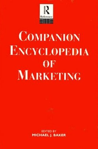 Cover of Companion Encyclopedia of Marketing